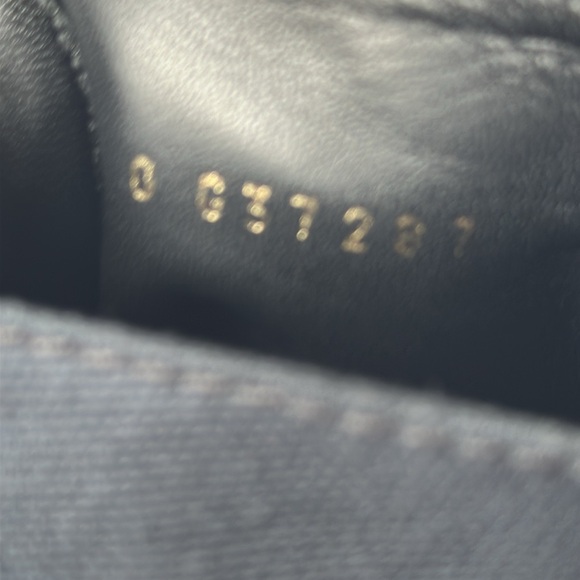 CHANEL Cotton Grosgrain Cap Toe CC Black Lace Up Boots Original Box Dust Bags 38 - Picture 9 of 11